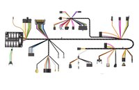 Factory-Fit Dash Harness with SS Dash, Factory Gauges and Seat Belt Warning for 1972 Chevrolet