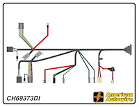 Factory-Fit Driver Side Headlight Harness for 1966 Chevrolet Chevelle, El Camino