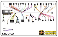 Dash Harness with Warning Lights for 1967 Chevrolet Chevelle, El Camino