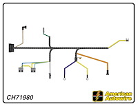 Factory-Fit Engine Harness with V8 Engine and Factory Gauges for 1967 Chevrolet Chevelle, El Camino [Standard Length]