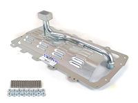 20-937P34 Louvered Windage Tray Oil Pump Pickup Combo for Ford 5.0L Coyote Engines w/Canton Rear T-Sump Oil Pans