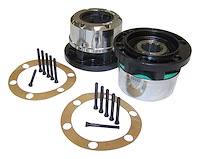 400501 Manual Locking Hub Set Fits Select 1941-1971 Jeep Models with 6-Bolt Hub Flange , 10-Spline