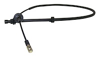 52079382 Throttle Cable for 1991 to 1995 YJ Wrangler w/ 2.5L, 4.0L Engines [Black, Plastic, Rubber, Steel]