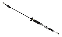 52126222AE Transfer Case Shift Cable for 2007-2018 JK Wrangler w/ Manual Transmission [Black, Plastic, Rubber, Steel]