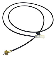 53005084 Speedometer Cable for 1987 to 1990 YJ Wrangler, w/o Cruise Control, 97 in. Length [Black, Metal, Rubber]