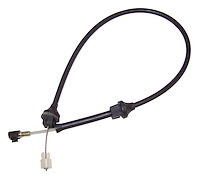 53005207 Accelerator Cable for 1987-1990 YJ Wrangler w/ 4.2L Engine [Black, Plastic, Rubber, Steel]