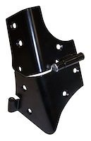 55075702AH Windshield Hinge for 1997-2006 Jeep TJ Wrangler [Black, Steel, Right]