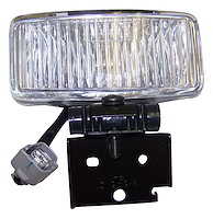 55155312 Fog Light for 1997-1998 Jeep ZJ Grand Cherokee, Black Metal Mount [Black, Clear, Glass, Metal, Front]