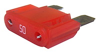 6101642 Maxi Fuse for 50 Amp Mini Fuse [Red, Metal, Plastic]