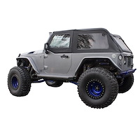 Black Diamond Bowless Soft Top for 2007-2017 Jeep Wrangler JK 2-Door