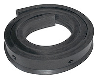 J0671045 Cowl Weatherstrip for Jeep 1941-1945 MB and 1945-1949 CJ-2A [Black, Rubber, Front]