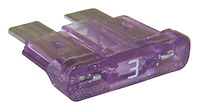 J3231211 Fuse for Multiple Vehicles (Purple) [Purple, Silver, Metal, Plastic]