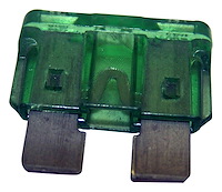 J3231219 Fuse for 30 Amp Fuse (Green) [Green, Silver, Metal, Plastic]