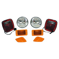 LK6 Light Master Kit for 1997 Jeep TJ Wrangler [Multi Colors, Glass, Plastic, Front & Rear]