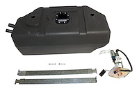RT22002 Fuel Tank Kit for 1991-1995 Jeep YJ Wrangler w/ 20 Gallon Tank [Black, Plastic, Rubber, Steel]