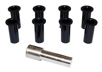 RT25005 Door Hinge Delrin Bushing Kit for 2007-2018 Jeep JK Wrangler w/ 4 Doors (8 Bushings)