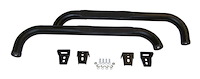 RT26015 3" Black Tubular Side Steps for 1987-2006 Jeep YJ, TJ Wrangler w/o Unlimited; Matte Black Paint Finish