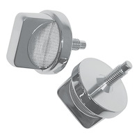 RT26028 Chrome Windshield Knobs for 1976-1983 Jeep CJ5, 1976-1986 Jeep CJ7, 1979 Jeep CJ5 Renegade, 1979 Jeep CJ5 Base