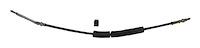 RT31041 Left Rear Parking Brake Cable for 1997-2001 XJ Cherokee w/ RT Rear Disc Brake Conversion [34.250 in. Long]