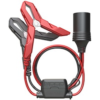 GC017 12 V Plug Socket w/ Battery Clamps