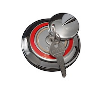 01A-18416-B Locking Gas Cap, 1932-48 Ford Car, 1932-50 Ford Pickup