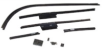 40-56786 Rear Quarter Window Channel Kit, 1934 Tudor Ford Sedan, Victoria