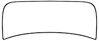 40-701290 Windshield Seal, 1932 Ford