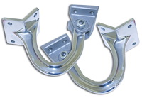 40-713570-AS Trunk Lid Hinges (Stainless), 1933-34 Ford Coupe, Cabriolet, Roadster