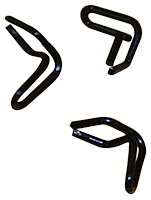 48-20001 Grille / Hood Side Trim Clips, 1935 Ford Car, 1937 Ford Pickup