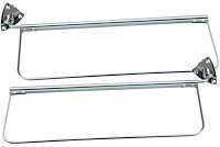 68-47380-C Sun Visors, Chrome, 1935-48 Closed Ford Car