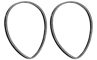 78-13066-A Headlight Lens Gaskets, 1937-39 Ford Car