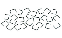 78-703536 Window Felt Fastener Set, 1937-48 Ford
