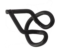 81A-20001-A Grille Bar Trim Clips, 1938 Ford Standard