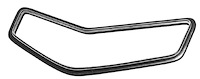 91A-7002330 Cowl Vent Gasket, 1939-42 Ford Car, Ford Pickup