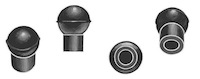 91A-9714-A Carburetor Rubber Ball Set, 1939-48 Ford Car