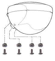 A-13045-R Headlight Mount Repair Kit, 1928-36 Ford Car, 1928-39 Ford Pickup