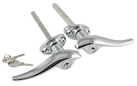 B-702350/1-L Locking Outside Door Handles, 1932 Closed Ford Car (no 3/W Ford Coupe)