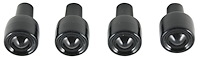 BAAA-9700-FH Fresh Air Heater Knobs, 1953-56 Ford Pickup