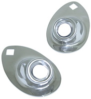 40-13125/6-SS Headlight Stands (Stainless), 1933-34 Ford Car, 1935-37 Ford Pickup