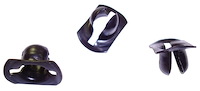 78-16720/1-CP Grille & Hood Side Trim Clips, 1937 Ford Car