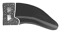 78-7043724-AS Upper Door Seal (9 feet), 1937-48 Ford Coupe, Tudor