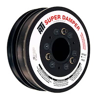 918628 Super Damper Serpentine Series Harmonic Balancer for 1999-2019 GM Gen III/IV LS Engines w/AC [7.480 in. O.D.]