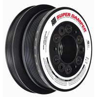 Super Damper Serpentine Harmonic Balancer for Chevy 5.7L, 6.0L and 6.2L LS Engines [5.500 in., 25 Percent Underdrive]