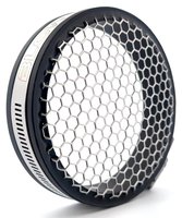 BG-4.75-BLK Blower-Guard Inlet Screen, 4.75 in. Inlet Diameter [Black Coupler w/Stainless Screen]