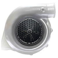 TBG-BIL-4.00-BLK Billet Turbocharger Inlet Screen, 4 in. Inlet Diameter [Black]