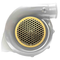 TBG-BIL-4.00-GLD Billet Turbocharger Inlet Screen, 4 in. Inlet Diameter [Gold]