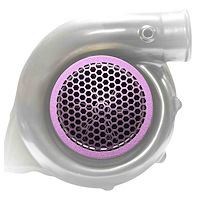 TBG-BIL-4.00-PURP Billet Turbocharger Inlet Screen, 4 in. Inlet Diameter [Purple]