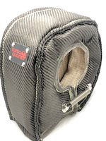 TBG-T6-BLK Turbocharger Blanket, T6 Series Turbocharger, Dual Ceramic Layers [Black/Carbon Fiber]