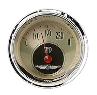 All American Nickel Water Temperature Gauge 2-1/8" Electrical