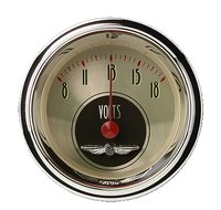 2-1/8 in. All American Nickel Full-Sweep Voltmeter Gauge